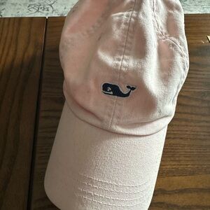 Vineyard Vines Light Pink Whale Logo Cap